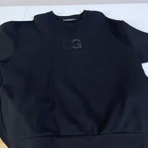 Dolce & Gabbana Black Crewneck Top